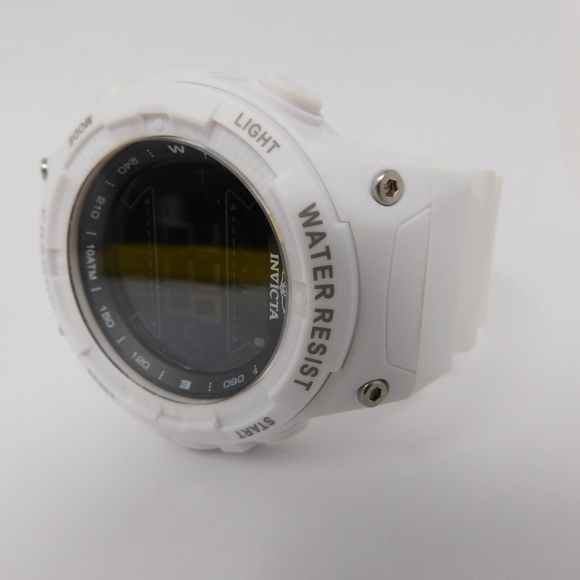 Invicta Men's Watch Racing Alarm Chronograph GMT Quartz Digital Black Dial 47524 - Picture 11 of 16